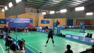 Open MS SemiFinals  Pedrosa VS Velasco  Philippine Badminton Open2023 [upl. by Sheryle]