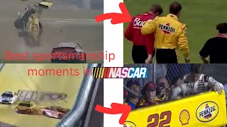 Best sportsmanship moments in NASCAR [upl. by Aillicec]