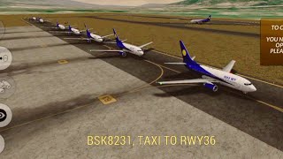 5 planes in Queue for takeoff 🛫 Air Traffic Controller Gameplay  Flight game Android [upl. by Aiveneg943]