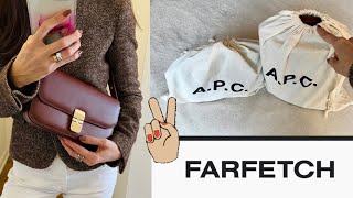 Let’s Talk about VALUE ✌️ New APC Handbags from FARFETCH 📦 📦 [upl. by Lauralee]