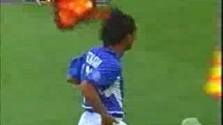 Ronaldinho free kick vs England World Cup 2002 [upl. by Adnov]