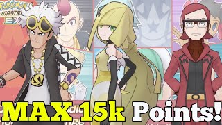 MAX 15k Points Hoenn Champion Stadium Master Mode  Pokemon Masters EX [upl. by Ientirb]