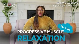 5 Minute Progressive Muscle Relaxation for Kids [upl. by Notsua]