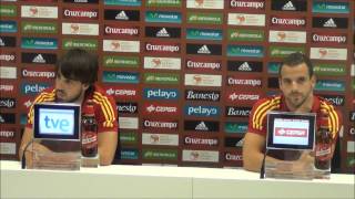 Beñat y Soldado en conferencia de prensa con la Selección [upl. by Lizzy]