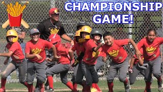 WALK OFF IN THE CHAMPIONSHIP GAME  Team Rally Fries 9U Spring Season 51 [upl. by Dranoel]