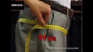 Come prendere la misura del bacino  How to measure hip size [upl. by Ahseki]