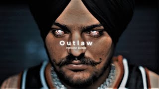 Outlaw Perfectly Slowed  Sidhu Moose Wala  LyricalBeatz [upl. by Oag]