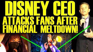 DISNEY CEO ATTACKS AFTER FINANCIAL MELTDOWN WITH THE ACOLYTE DOUBLES DOWN ON DAMAGE CONTROL [upl. by Annahsad61]