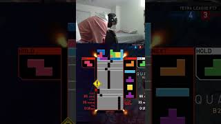 ranked tetris crash out gone wrong funny livestream twitch gaming tetris [upl. by Leivad]