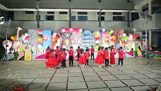 Dasara Movie Songs  Performance by PPII class students  KOS Ganga amp Manjeera campuses [upl. by Junna561]