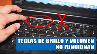 SOLUCIÓN Teclas de Brillo y Volumen No Funcionan en mi Laptop  PC WINDOWS [upl. by Staw]