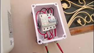 Solar inverter AC DC connectiontatasolarpanel adani solarsystem acdcconcert solar installation [upl. by Eniotna]