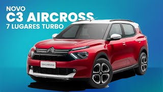 Citroën C3 Aircross 2024 o SUV de 7 lugares TURBO INIMIGO da CHEVROLET SPIN [upl. by Oidiple]