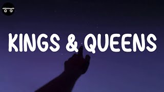 Ava Max  Kings amp Queens Lyric Video  Sia Dua Lipa [upl. by Elyad]