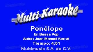 Penélope  Multikaraoke [upl. by Ayrad]