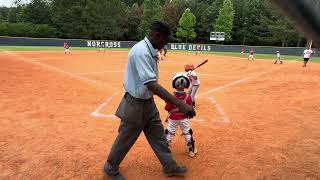 Acworth Warriors vs Sandy Plains Cougars 6124 6u All Star Baseball [upl. by Gemini620]