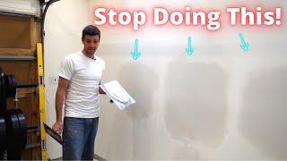 How to Mud Drywall THE WRONG WAY [upl. by Aihseuqram]