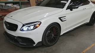 2017 Mercedes Benz C63S Coupe with FI Downpipe amp Stage 2 Tune [upl. by Wanda999]