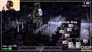 Five Nights at Freddys pt2  Night 2 Somebodys Watchin Me [upl. by Idnek]