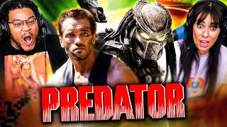 PREDATOR 1987 MOVIE REACTION FIRST TIME WATCHING Arnold Schwarzenegger  Full Movie Review [upl. by Barker227]