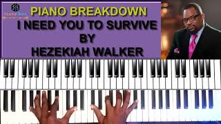 I NEED YOU TO SURVIVE PIANO BREAKDOWN [upl. by Aihsenrad]