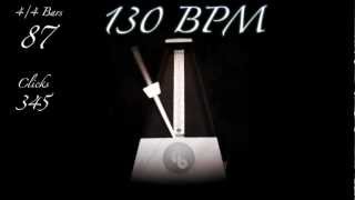 130 BPM Metronome [upl. by Ehsiom]