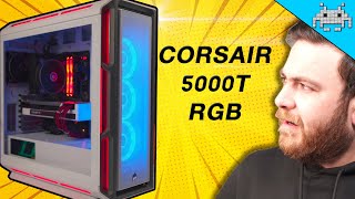 هذا من أجمل الكيسات ولكن مراجعة كيس CORSAIR 5000T RGB [upl. by Orton]