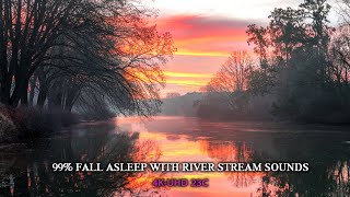 Goodbye Insomnia  99 Fall Asleep With River Stream Sounds  23C The Rhythm of Rivers [upl. by Enialem]