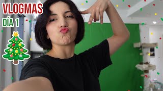 COMENZAMOS VLOGMAS DIY pantalla verde lol  Vlogmas día 1 [upl. by Fini418]