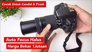 Lensa Tele Terbaru Dari Canon EFS 55250mm IS STM  Hasil Foto Lensa Candid Lensa Prank Canon 750d [upl. by Nryhtak105]