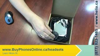 Unboxing the Plantronics Blackwire C510 M Wired Headset [upl. by Ahsain]