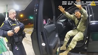 Most Viral Incident Virginia Cops Spraying Army Lieutenant – FullLength Body Cam Video [upl. by Arekahs287]