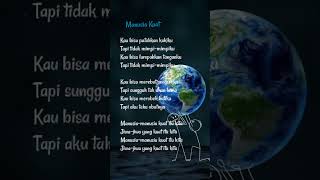 Manusia Kuat  Tulus  Lirik Lagu [upl. by Schnell]