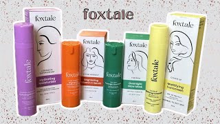 Foxtale Hydrating Moisturizer Vitamin C Serum Overnight Glow Mask Mattifying Sunscreen Buy2Get2 [upl. by Laspisa]