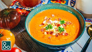 Le Salmorejo une recette parfaite pour lété 🍅☀️ et ça change du Gaspacho  YouCookCuisine [upl. by Eeruhs]