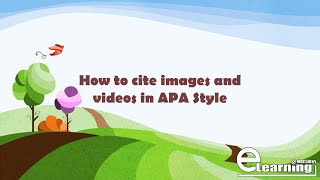 How to cite images and videos in APA Style [upl. by Yuria]