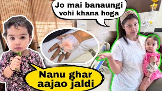 Ups and downs dad in hospital balancing family  HINDI  WITH ENGLISH SUBTITLES  Debina Decodes [upl. by Lesko]