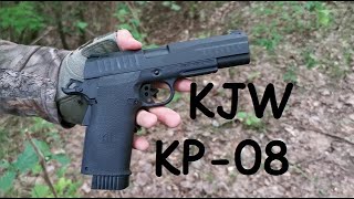 Pistolet KP08 Replika ASG od KJ WORKS na CO2 [upl. by Leake]