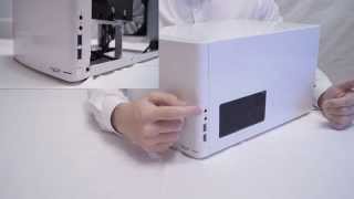 Fractal Design Node 304 White MiniITX SFF Case Unboxing Hal Thompson [upl. by Telford92]