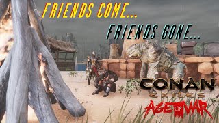 Conan Exiles 40Lets play Ep2Friends gone friends come [upl. by Delamare]