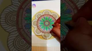 How To Color Mandala by Aquita Gallery 27 [upl. by Namajneb]