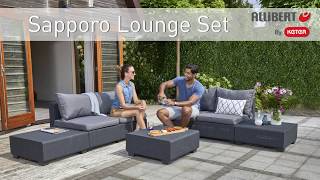 Allibert By Keter Sapporo Lounge Set assembly video [upl. by Hendrika]