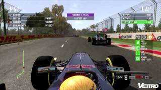 F1 2011  Redbull Webber Melbourne Gameplay HD 1080p [upl. by Jaan]