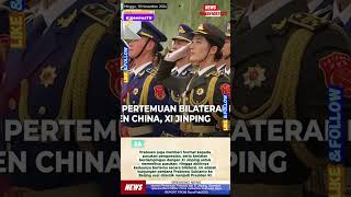 Momen Pertemuan Prabowo dan Xi Jinping Disambut UpacaraBand Militer China Lantunkan Indonesia Raya [upl. by Ainig593]