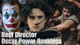 Oscar 2025 Best Director Predictions  Power Rankings [upl. by Selrhc58]