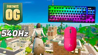 SteelSeries Apex Pro TKL ASMR 😴 Fortnite OG Reload 🏆 Satisfying Keyboard Fortnite 360 FPS 4K [upl. by Jadda]