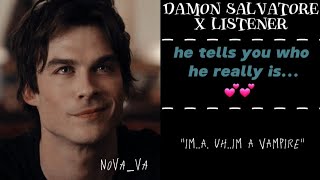 Damon Salvatore x listener 💕💕 NOVAVA [upl. by Leipzig]