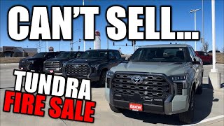 Dealership Lots FLOODED with UNSOLD Toyota Tundras [upl. by Gamber]