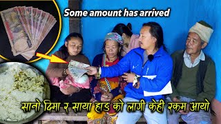 Some of the funds were sent from the US amp Australia For SayaHang amp SanoDima Family  New Nepali Vlog [upl. by Ahtekahs532]