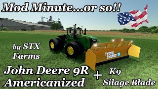 Mod MinuteOr So  John Deere 9R US by STX Farms  Farming Simulator 22 [upl. by Norward860]